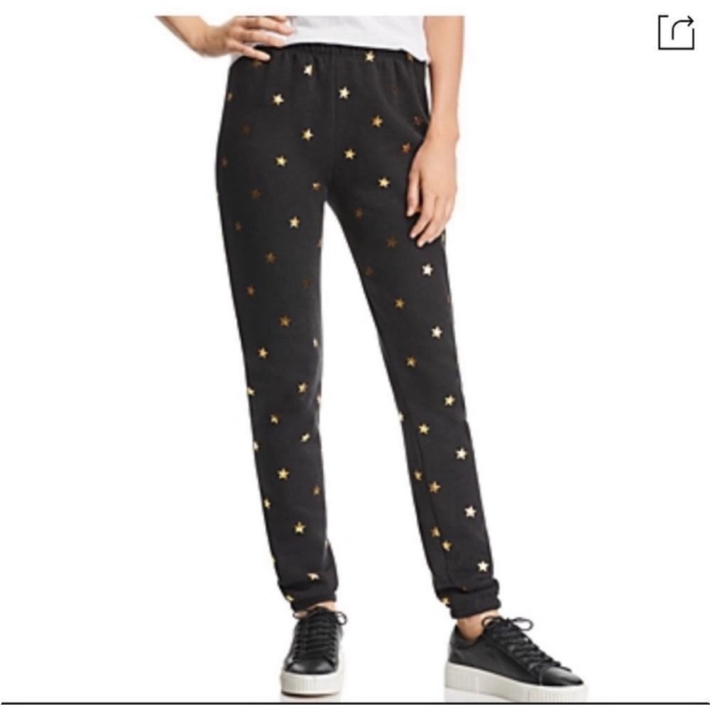WILDFOX Black Star Sweatpants